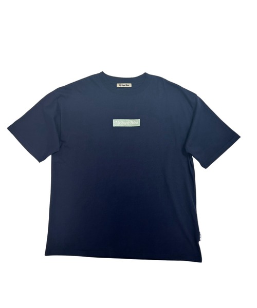My sugar Babe(マイシュガーベイブ)の「embroidery box logo tee(Tシャツ/カットソー・メンズ・ブルー/ブラック×ブラック/オレンジ/ネイビー/ブルー系/ホワイト×ネイビー/ホワイト×レッド・X-LARGE/LARGE/MEDIUM)」の10枚目の写真
