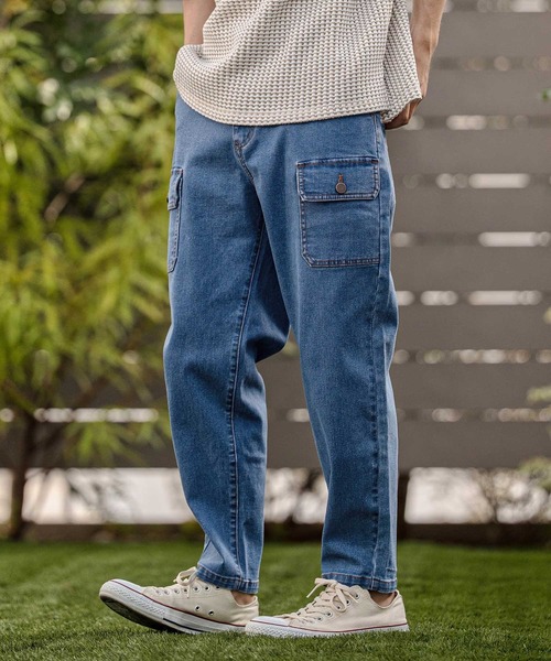CAMBIO(カンビオ)の「mp14748-ブッシュカーゴデニムパンツ(HLCM0241)(デニムパンツ・メンズ・インディゴブルー/ライトインディゴブルー/ブラック・S/M/L)」の5枚目の写真