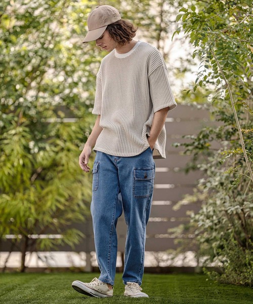 CAMBIO(カンビオ)の「mp14748-ブッシュカーゴデニムパンツ(HLCM0241)(デニムパンツ・メンズ・インディゴブルー/ライトインディゴブルー/ブラック・S/M/L)」の9枚目の写真