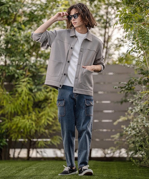 CAMBIO(カンビオ)の「mp14748-ブッシュカーゴデニムパンツ(HLCM0241)(デニムパンツ・メンズ・インディゴブルー/ライトインディゴブルー/ブラック・S/M/L)」の13枚目の写真