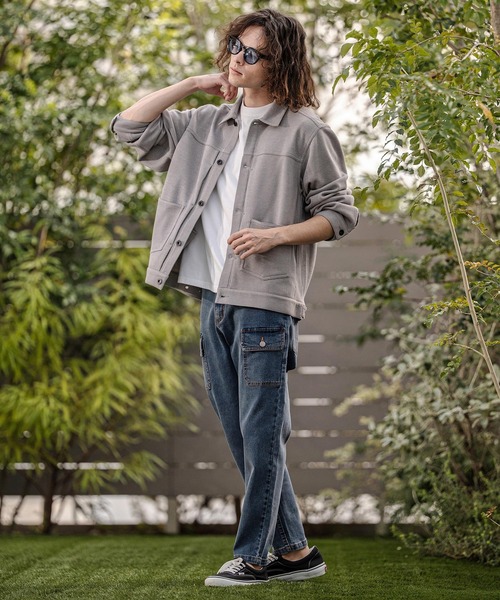 CAMBIO(カンビオ)の「mp14748-ブッシュカーゴデニムパンツ(HLCM0241)(デニムパンツ・メンズ・インディゴブルー/ライトインディゴブルー/ブラック・S/M/L)」の14枚目の写真