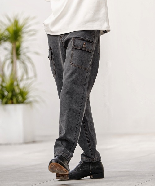 CAMBIO(カンビオ)の「mp14748-ブッシュカーゴデニムパンツ(HLCM0241)(デニムパンツ・メンズ・インディゴブルー/ライトインディゴブルー/ブラック・S/M/L)」の17枚目の写真