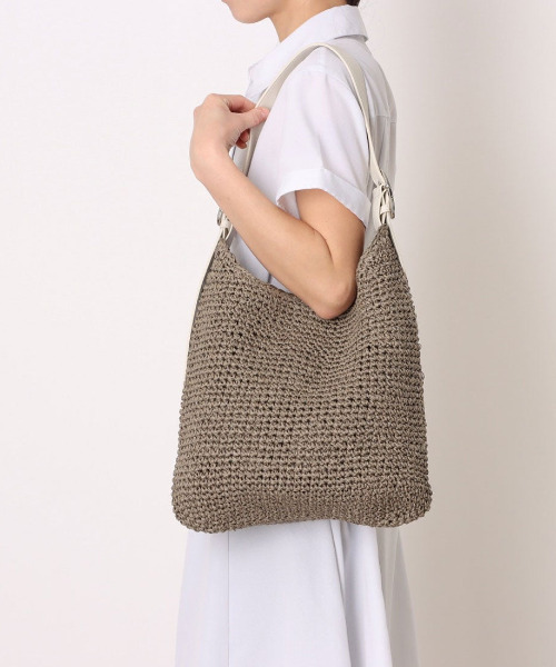 カシュカシュ cachecache / フリーハンドルクロッシュトート カゴ