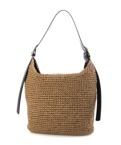 cache cache(カシュ カシュ)の「カシュカシュ cachecache / フリーハンドルクロッシュトート カゴバッグ(かごバッグ・レディース・グレー/ブラック/キャメル・FREE)」の17枚目の写真
