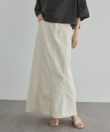 hunch（ハンチ）の「ストレッチデニム ナロースカート（デニムスカート）」