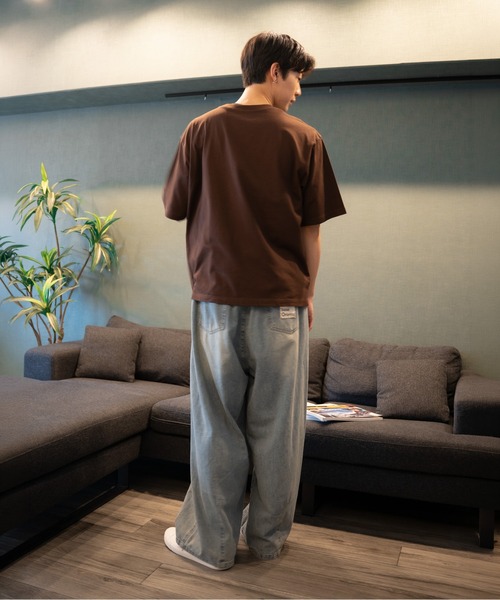 bashful base Oriental(バッシュフルベースオリエンタル)の「【bbO】ベースくんキャッチザマネーT(Tシャツ/カットソー・メンズ・ブラック/ホワイト/ブラウン・SMALL/MEDIUM/LARGE)」の12枚目の写真