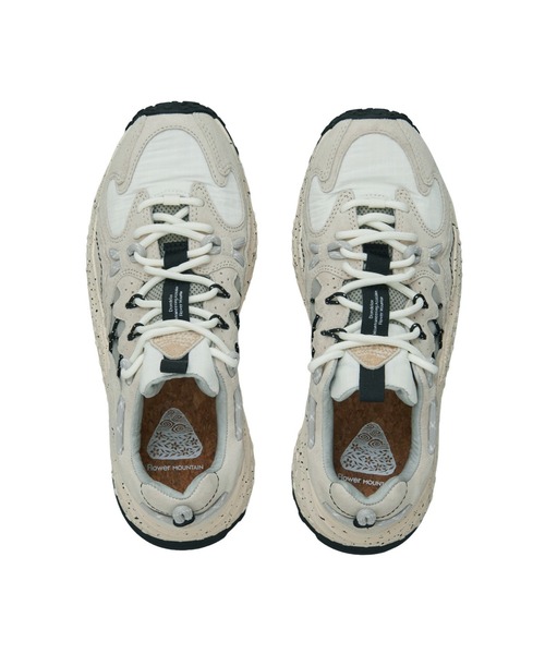 FlowerMOUNTAIN（フラワーマウンテン）の「FLOWER MOUNTAIN/フラワー マウンテン/YAMABUSHI_White/Gray（スニーカー・メンズ・ホワイト・41/42/43）」の4枚目の写真