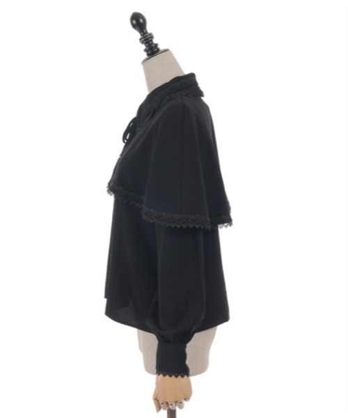 selfportrait セルフポートレート ケープ ブラウス シャツ ポンチョ NO ID.（ノーアイディー） シャツ 「NO ID.」Asymmetry Poncho Shirt