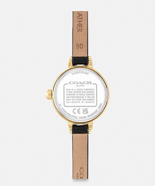 COACH（コーチ）の「アイリス ウォッチ・22MM（アナログ腕時計・レディース・ブラック系その他・ONE）」の4枚目の写真