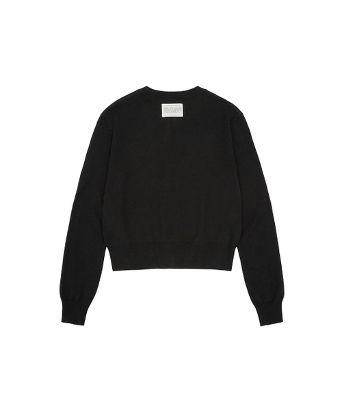 TUOMIO（トゥオミオ）の「SIDE BUTTON RUFFLE CARDIGAN [BLACK]（カーディガン/ボレロ・レディース・その他・1/2）」の3枚目の写真
