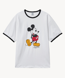 リングミッキーTシャツ (ブラック)