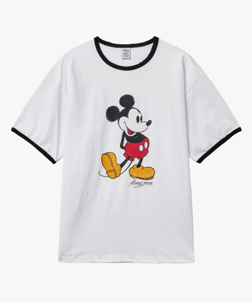 VTWO(ブイツー)の「リングミッキーTシャツ (ブラック)(Tシャツ/カットソー・レディース・その他・MEDIUM/LARGE)」の1枚目の写真