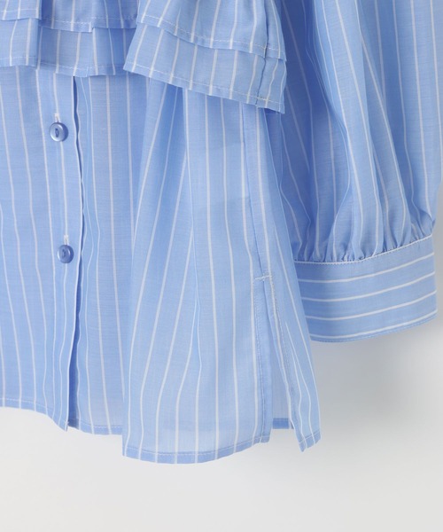 GLOBAL WORK（グローバルワーク）の「トクトク2SETビスチェ＊シャツ/646213（シャツ/ブラウス・キッズ・ブルー/オフホワイト・130cm/160cm/150cm/140cm）」の19枚目の写真
