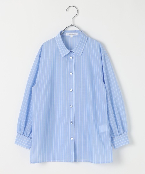 GLOBAL WORK（グローバルワーク）の「トクトク2SETビスチェ＊シャツ/646213（シャツ/ブラウス・キッズ・ブルー/オフホワイト・130cm/160cm/150cm/140cm）」の21枚目の写真