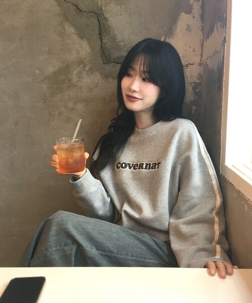 COVERNAT WOMAN（カバーナットウーマン）の「ウィメンズクーパー ロゴライニングマンツーマン ネイビー（スウェット・レディース・その他・WS/WM）」の7枚目の写真