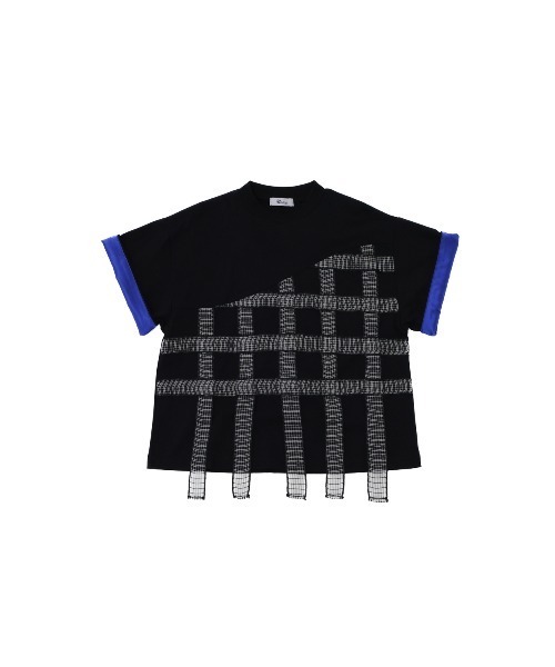 unica(ユニカ)の「チェックテープTシャツ laides(Tシャツ/カットソー・レディース・ブラック×ホワイト/ホワイト系その他/ブラック×グリーン・F)」の18枚目の写真