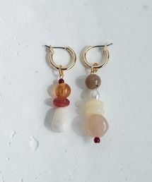 マルチ ストーン ピアス