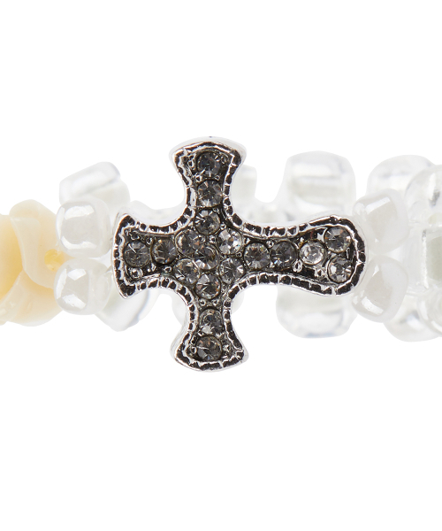 LUVISTRUE（ラヴイズトゥルー）の「EL CUBIC CROSS RING(IVORY)（リング・レディース・その他・FREE）」の5枚目の写真