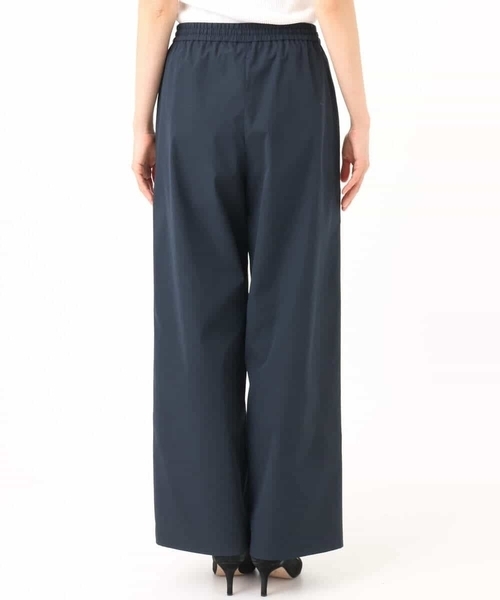 MK MICHEL KLEIN（エムケーミッシェルクラン）の「[抗ピリング/洗える]コットンライクストレッチワイドパンツ（スラックス・レディース・ベージュ/ネイビー/カーキ・38）」の20枚目の写真