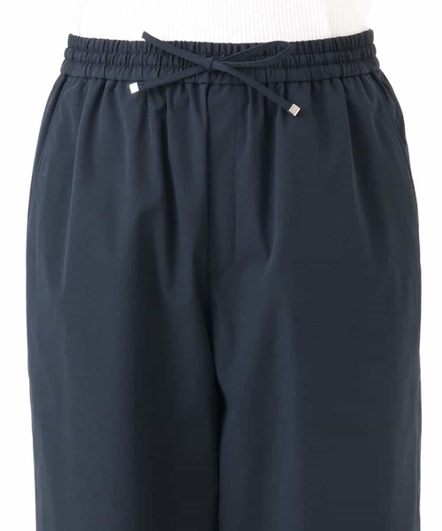 MK MICHEL KLEIN（エムケーミッシェルクラン）の「[抗ピリング/洗える]コットンライクストレッチワイドパンツ（スラックス・レディース・ベージュ/ネイビー/カーキ・38）」の21枚目の写真