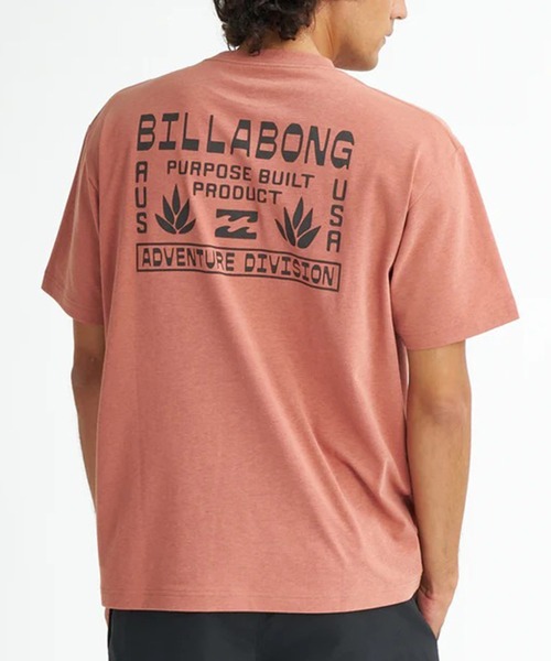 BILLABONG（ビラボン）の「BILLABONG/ビラボン 半袖 Tシャツ AGAVE BG01A218（Tシャツ/カットソー・メンズ・ブラック/サーモンピンク/クリーム・M/L）」の3枚目の写真