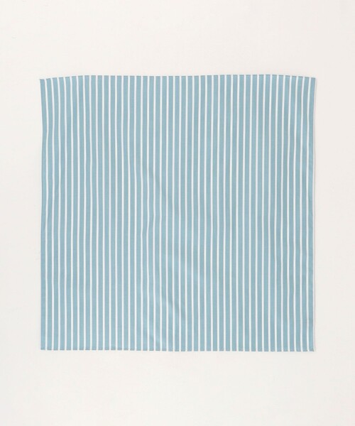 UNITED ARROWS（ユナイテッドアローズ）の「SIDOGRAS ストライプ ハンカチ（バンダナ/スカーフ・メンズ・ライトブルー/ケリーグリーン/イエロー/ベージュ・FREE）」の14枚目の写真