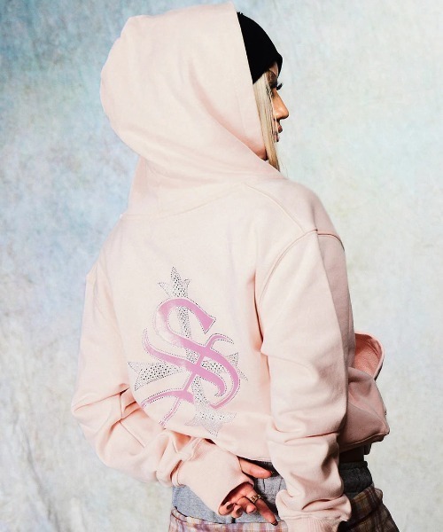 A'GEM/9 × .kom — Baby Cross Zip Hoodie Regular Fit / бейби-кросс худи рег. фит
