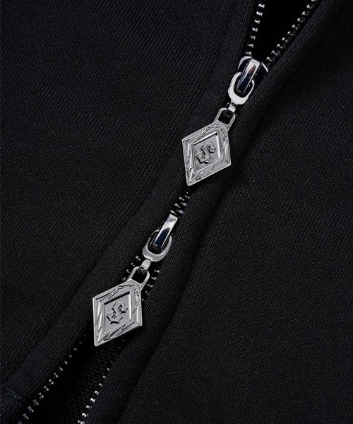 SUPPLIER(サプライヤー)の「A'GEM/9 × .kom 『SUPPLIER/サプライヤー』 Baby Cross Zip Hoodie Regular Fit /ベイビークロスジップアップパーカー レギュラーフィット(パーカー・レディース・カーキ/ライトピンク/ブラック・FREE)」の15枚目の写真