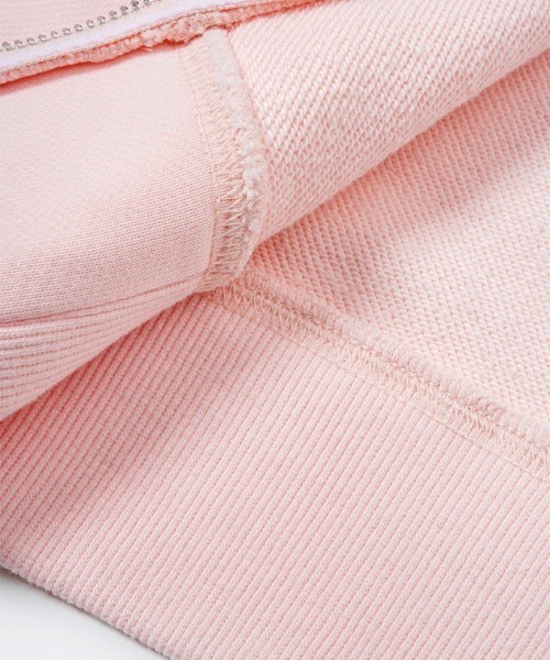 SUPPLIER(サプライヤー)の「A'GEM/9 × .kom 『SUPPLIER/サプライヤー』 Baby Cross Zip Hoodie Regular Fit /ベイビークロスジップアップパーカー レギュラーフィット(パーカー・レディース・カーキ/ライトピンク/ブラック・FREE)」の8枚目の写真