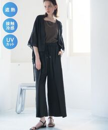 【尾崎紗代子さん着用】適ON COOLタックワイドパンツ【セットアップ対応】