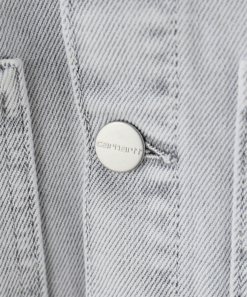 Carhartt WIP(カーハートダブリューアイピー)の「CARHARTT WIP / カーハート ダブリューアイピー W' ARCA JACKET(デニムジャケット・レディース・パープル/ホワイト・SMALL)」の3枚目の写真
