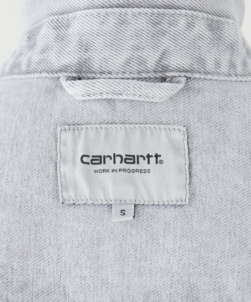 Carhartt WIP(カーハートダブリューアイピー)の「CARHARTT WIP / カーハート ダブリューアイピー W' ARCA JACKET(デニムジャケット・レディース・パープル/ホワイト・SMALL)」の8枚目の写真