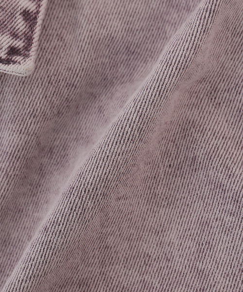 Carhartt WIP(カーハートダブリューアイピー)の「CARHARTT WIP / カーハート ダブリューアイピー W' ARCA JACKET(デニムジャケット・レディース・パープル/ホワイト・SMALL)」の11枚目の写真