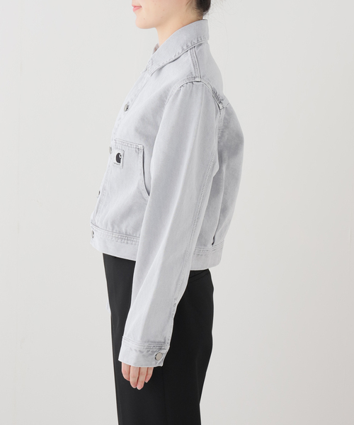 Carhartt WIP(カーハートダブリューアイピー)の「CARHARTT WIP / カーハート ダブリューアイピー W' ARCA JACKET(デニムジャケット・レディース・パープル/ホワイト・SMALL)」の13枚目の写真