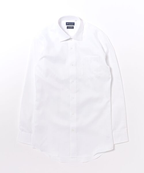 TOKYO SHIRTS(トウキョウシャツ)の「【超形態安定】 形態安定ノンアイロン ワイド 長袖ビジネスワイシャツ(大きいサイズ・長いサイズ)(ビジネスシャツ・メンズ・ホワイト・首回り47cm-裄丈90cm/首回り47cm-裄丈86cm/首回り45cm-裄丈90cm/首回り45cm-裄丈86cm/首回り45cm-裄丈82cm/首回り43cm-裄丈90cm/首回り42cm-裄丈90cm/首回り41cm-裄丈90cm/首回り39cm-裄丈88cm)」の6枚目の写真