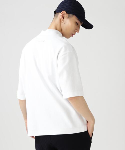 PEARLY GATES(パーリーゲイツ)の「【PGG】【直営店舗&公式オンライン限定】パルパーエコWメッシュ半袖モックネックカットソー (MENS)(Tシャツ/カットソー・メンズ・ホワイト/ネイビー・MEDIUM/X-LARGE/LARGE)」の21枚目の写真