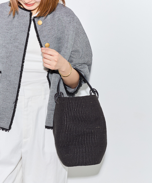 INES BRESSAND】POT FROISSE：かごバッグ（かごバッグ）｜journal