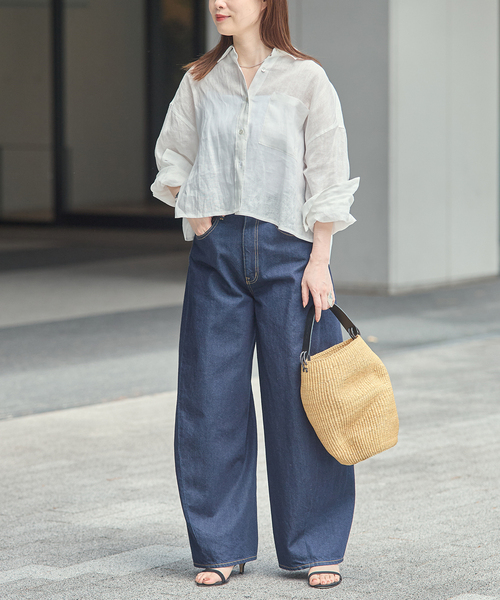 INES BRESSAND】POT FROISSE：かごバッグ（かごバッグ）｜journal