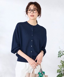 クルーカーディガン