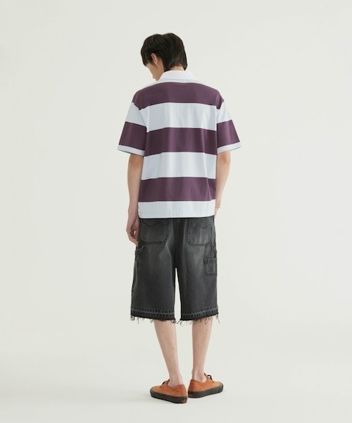 COVERNAT（カバーナット）の「[SOOBIN着用] RING-SPUN BERMUDA DENIM SHORTS（デニムパンツ・メンズ・ブルー系その他/ブラック/ブルー・X-LARGE/LARGE/MEDIUM/SMALL/X-SMALL）」の6枚目の写真
