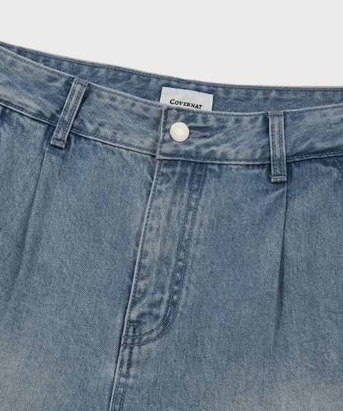 COVERNAT（カバーナット）の「[SOOBIN着用] RING-SPUN BERMUDA DENIM SHORTS（デニムパンツ・メンズ・ブルー系その他/ブラック/ブルー・X-LARGE/LARGE/MEDIUM/SMALL/X-SMALL）」の22枚目の写真