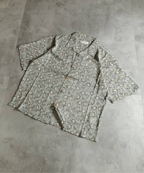 many men many mind(メニーメンメニーマインド)の「MANYMENMANYMINDS / レーヨン総柄シャツ/花柄(シャツ/ブラウス・メンズ・イエロー/サックスブルー/ブルー/グリーン系その他・LARGE)」の2枚目の写真