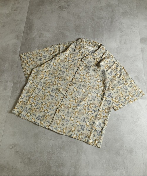 many men many mind(メニーメンメニーマインド)の「MANYMENMANYMINDS / レーヨン総柄シャツ/花柄(シャツ/ブラウス・メンズ・イエロー/サックスブルー/ブルー/グリーン系その他・LARGE)」の4枚目の写真