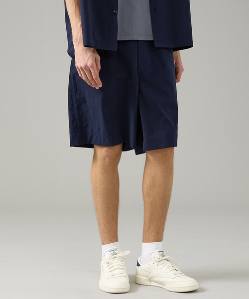 ABAHOUSE（アバハウス）の「【セットアップ対応】ドットエアー ワイドショートパンツ（その他パンツ・メンズ・ネイビー/グレイッシュベージュ・48/46）」の2枚目の写真