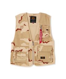 Alpha Industries/アルファインダストリーズ/Mesh Utility Vest Camo/メッシュ ユーティリティー ベスト カモ