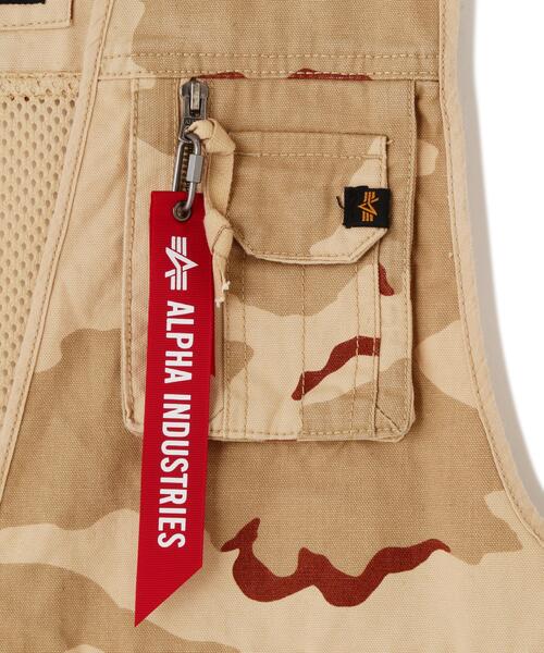 Alpha Industries(アルファインダストリーズ)の「Alpha Industries/アルファインダストリーズ/Mesh Utility Vest Camo/メッシュ ユーティリティー ベスト カモ(その他アウター・メンズ・その他2・L)」の5枚目の写真