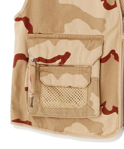 Alpha Industries(アルファインダストリーズ)の「Alpha Industries/アルファインダストリーズ/Mesh Utility Vest Camo/メッシュ ユーティリティー ベスト カモ(その他アウター・メンズ・その他2・L)」の9枚目の写真