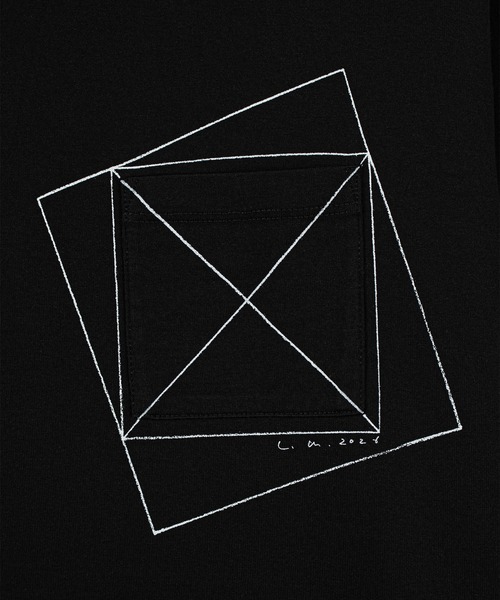 LAD MUSICIAN（ラッドミュージシャン）の「PERMANENT ROCKER POCKET BIG T-SHIRT（Tシャツ/カットソー・メンズ・ブラック・46/44/42）」の4枚目の写真