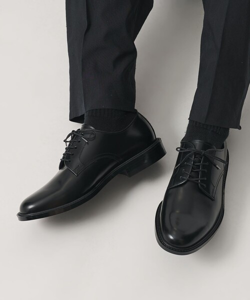 The Kenford Fineshoes(ケンフォードファインシューズ)の「<The Kenford Fineshoes>クラシック プレーントウ レザー シューズ(ドレスシューズ・メンズ・ブラック・25cm/26cm/25.5cm/26.5cm/27cm)」の2枚目の写真