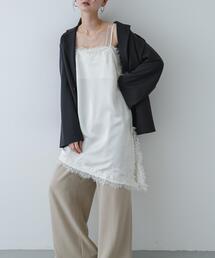 SENSE OF PLACE by URBAN RESEARCH | サテンレースアシメキャミソール(キャミソール)